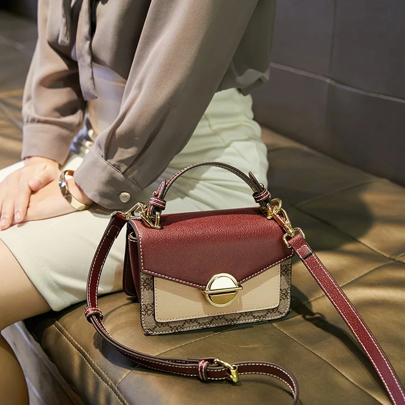 

WOMEN'S Bag 2019 New Style Fashion Spring And Summer Handbag Europe And America Cross Border Hot Selling Shoulder Bag Square Sli