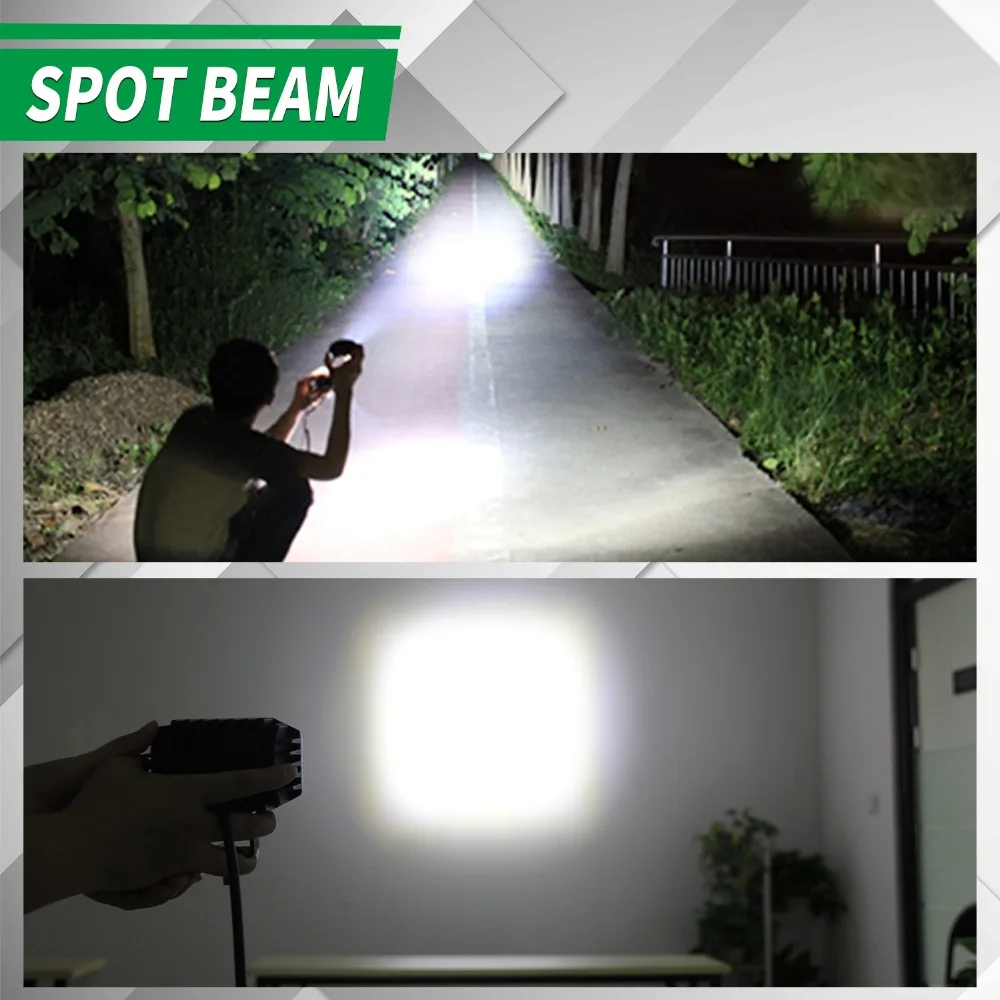 CO LIGHT 4" 96W Super Bright Offroad LED Work Light Bar Spot Flood Beam DRL 4x4 LED Light ATV LED Bar For Jeep 4WD Truck Car SUV