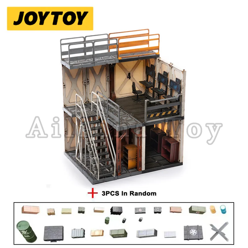 Joytoy 1/18 Diorama Mecha Area Di Monitoraggio Del Deposito (Accessori Gratuiti Inclusi) Giocattolo Modello Anime Spedizione Gratuita