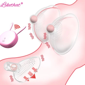 Nipple Suckers Stimulation Licking Breast Rechargeable Clitoral Vibrator Masturbator Massager Sex Toys for Women Couples 1