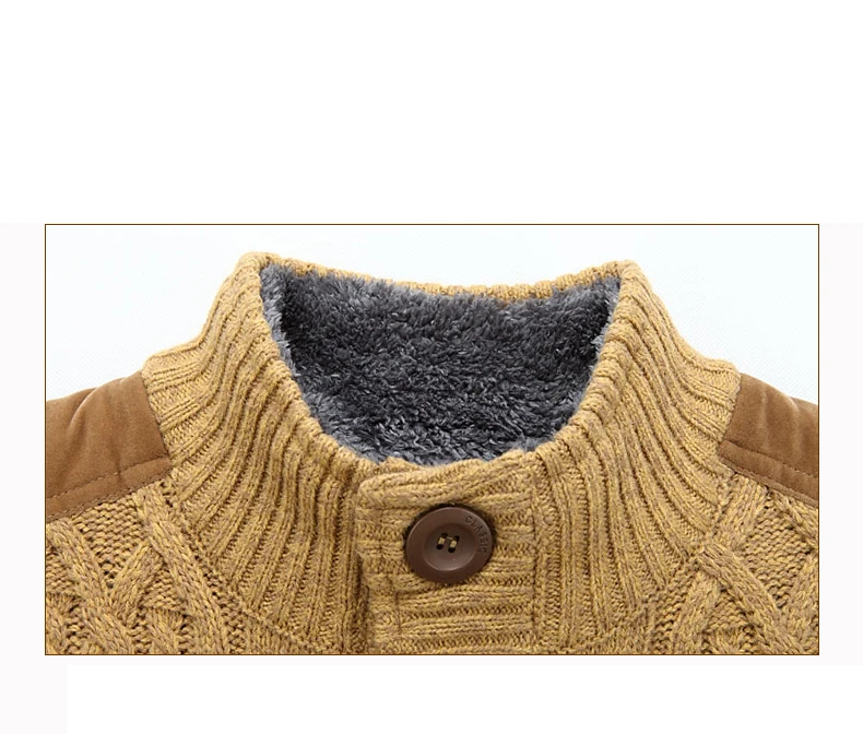Новинка зимы, мужской плотный меховой свитер, Одноцветный свитер, мужская приталенная вязанная шерстяная верхняя одежда, свитер из искусственного меха, пальто J720