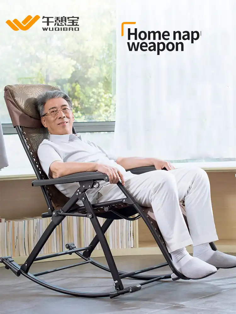 A1senior Rocking Chair High Back Armchair With Headrest For Elderly Portable Chaise Lounge Versatile Garden Outdoor Furniture Aliexpress