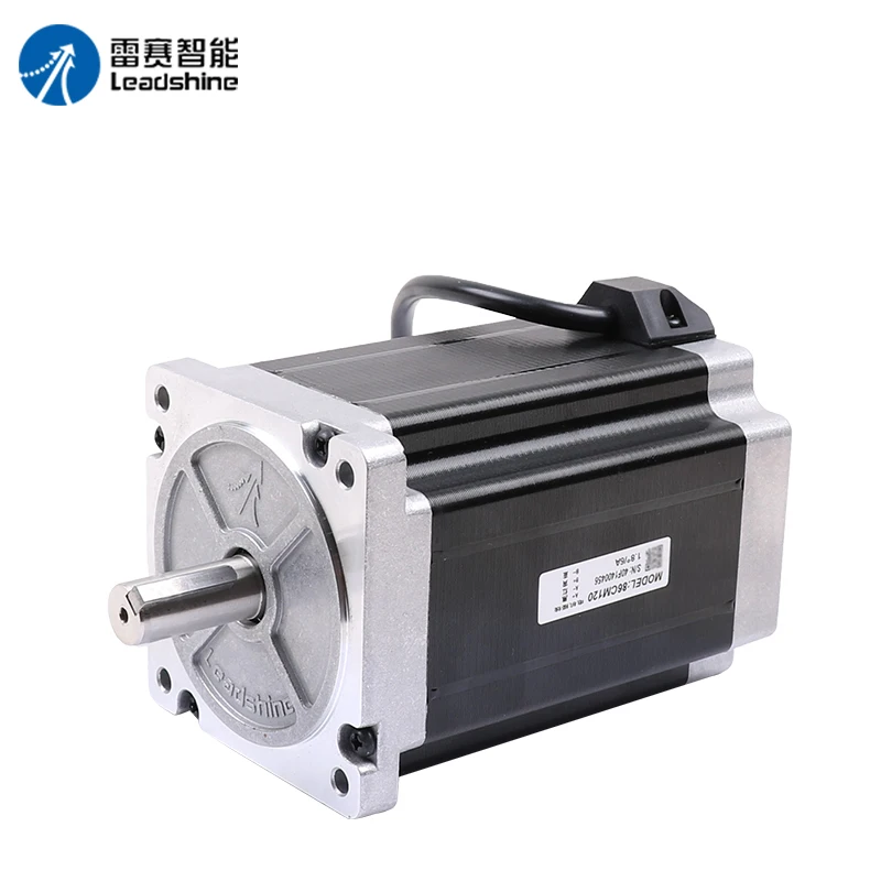 

Leadshine 86CM120 NEMA 34 stepper motor with 12N.m (1700 oz-in) holding torque 2 phase step motor 4 wires shaft size 14mm