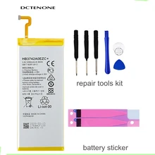DCTENONE Replacement Battery HB3742A0EZC 2200mAh Battery For Huawei Ascend P8 Lite HB3742A0EZC Replacement Batteries +Tools replacement geb212 battery for leica total station