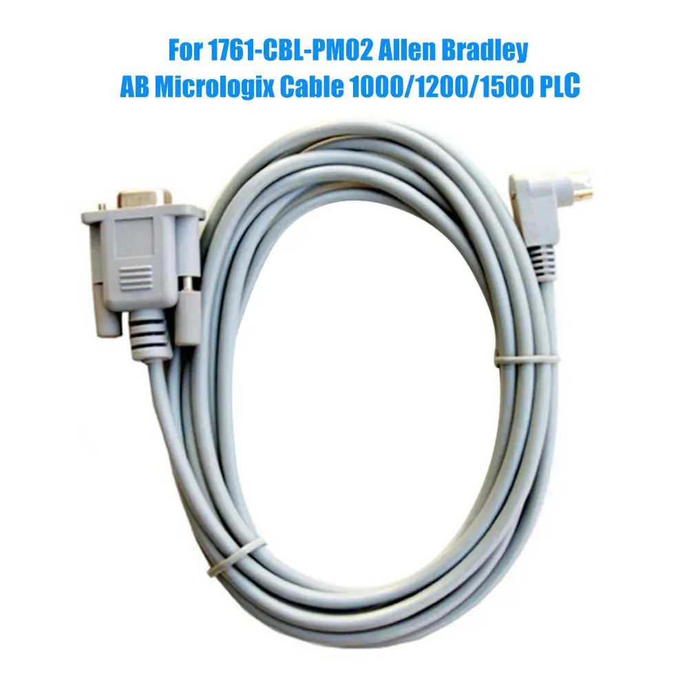 

2.5m Programming Cable Accessories 1761-CBL-PM02 PLC USB for AB Micrologix 1000/1200/1500 Series Кабель для программирования