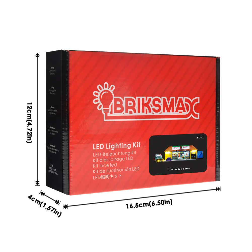 BriksMax Led Light Up Kit для Kwik-E-Mart строительные блоки комплект освещения совместим с 71016(не включает модель - Цвет: Briksmax Light Set