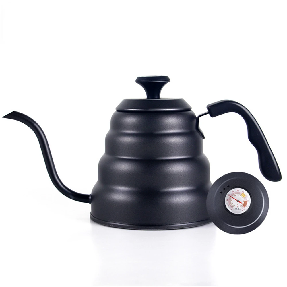 Steel Drip Coffee Maker Long Mouth Kitchen Jug Tea Pot Tea Kettle Coffee Cup