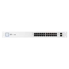 Ubiquiti UniFi коммутатор US-24-250W 802.3af/at управляемый PoE+ гигабитный коммутатор с SFP Unifi коммутатор