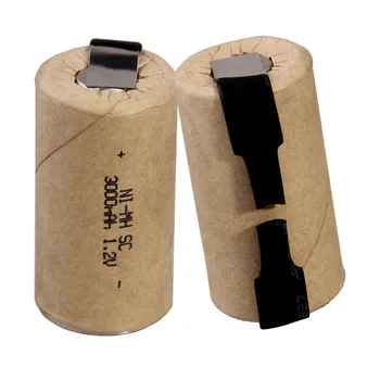 

2 pieces SC battery 1.2v 3000mah nimh power tools for dewalt for bosch for hitachi for metabo