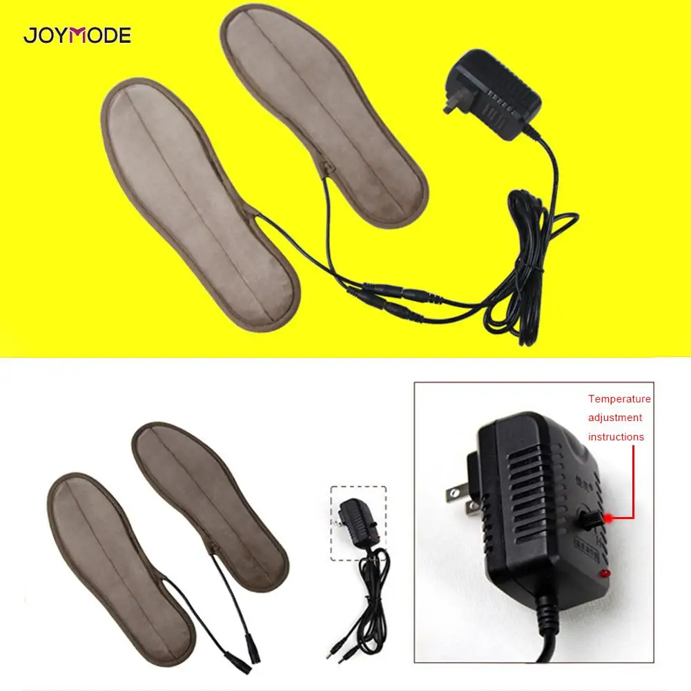 JOYMODE, 1 пара, углеродное волокно, электрическая батарея, с подогревом, теплая вставка, стелька для обуви, для женщин и мужчин, зимние, с подогревом, стельки для ног, подкладка, нагреватель
