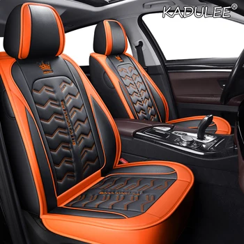 

KADULEE Leather car seat covers For peugeot 207 201 301 307 sw 508 sw 308 206 4007 2008 5008 2010 3008 607 507 accessories seat
