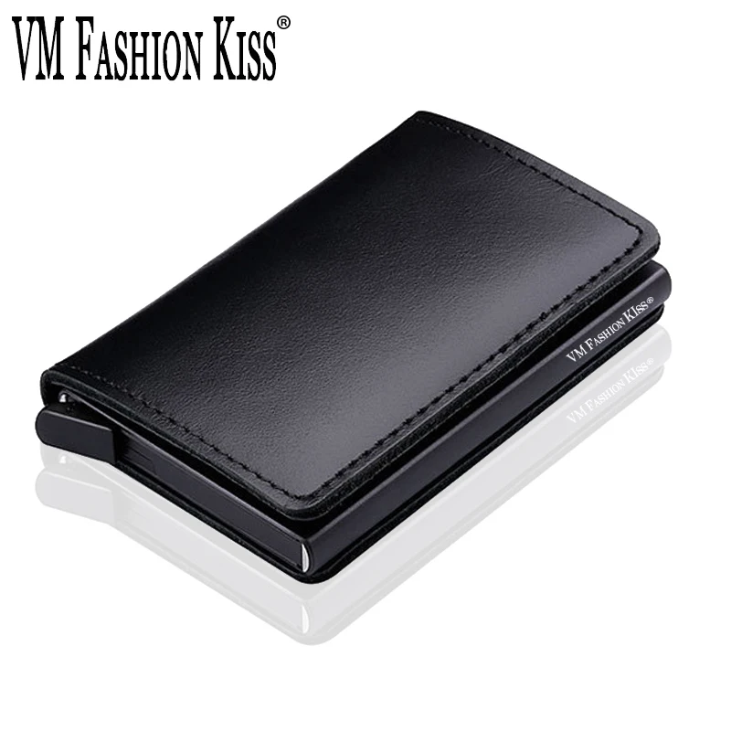 VM FASHION KISS RFID кошелек из натуральной кожи минималистичный сделай сам