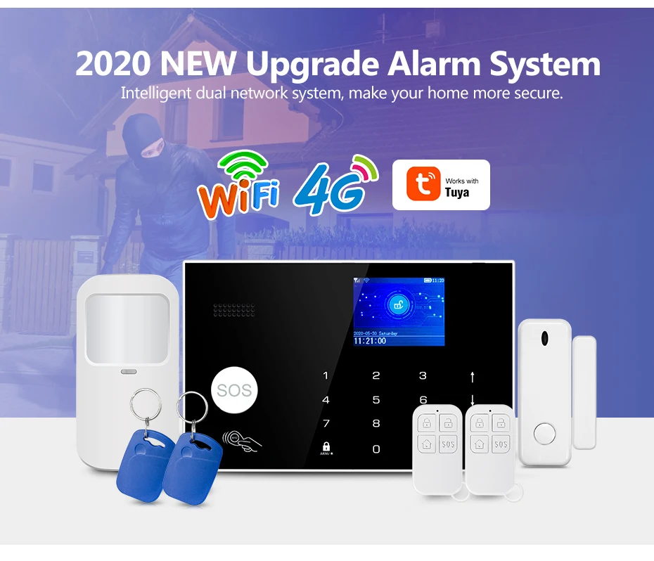 Full Touch 4G Color Screen Home Security - realspygadgets.com