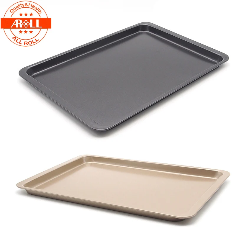 14.5 Inch Big Bakeware Baking Tray Assadeira Rectangular Oven Pan Steel Trays Bread Forms Cookie Cake Mold |