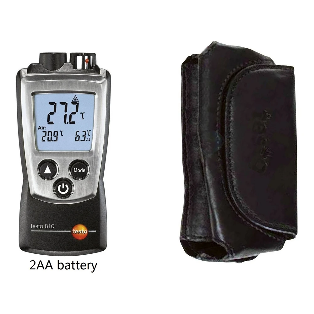  1pc Hot Cheap Portable Testo 810 Digital Infrared Thermometer Non-contact for HVAC Industry Two Mod