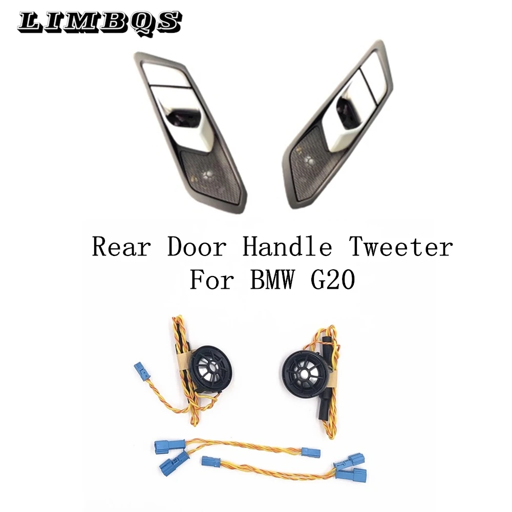 

Car front rear door tweeter cover for BMW G20 2020 3 series high pitch loudspeaker shell audio trumpet head treble speaker lid