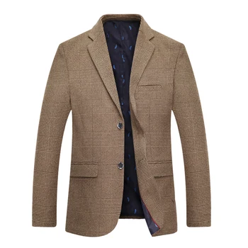 

Personalized Latest Men Blazer Casual Vintage Tweed Winter Blazers Men Suits Formal Erkek Blazer Ceket Men's Clothing YY50MB