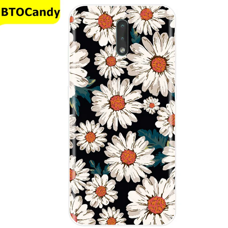 For Nokia 2.3 Case TA-1211 TA-1214 TA-1206 TA-1209 Case for Nokia 2.3 Nokia2.3 Case Silicone Cover Painted Soft TPU Fundas Bags leather phone wallet Cases & Covers