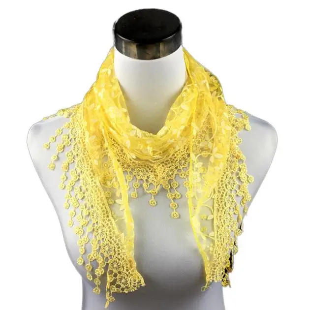 Модные кружевные шарфы с кисточками для праздников, с цветочным принтом, Мантилья, шаль, шарф, echarpe hiver femme