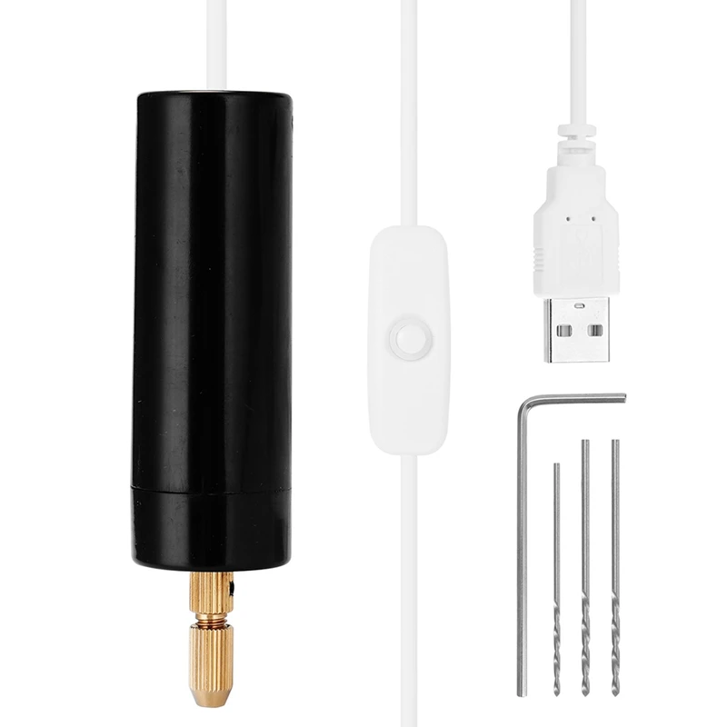USB Miniature DIY Electric Mill Grinder Engraving Pen Rotary Tool Grinding Machine Accessories Power | Инструменты