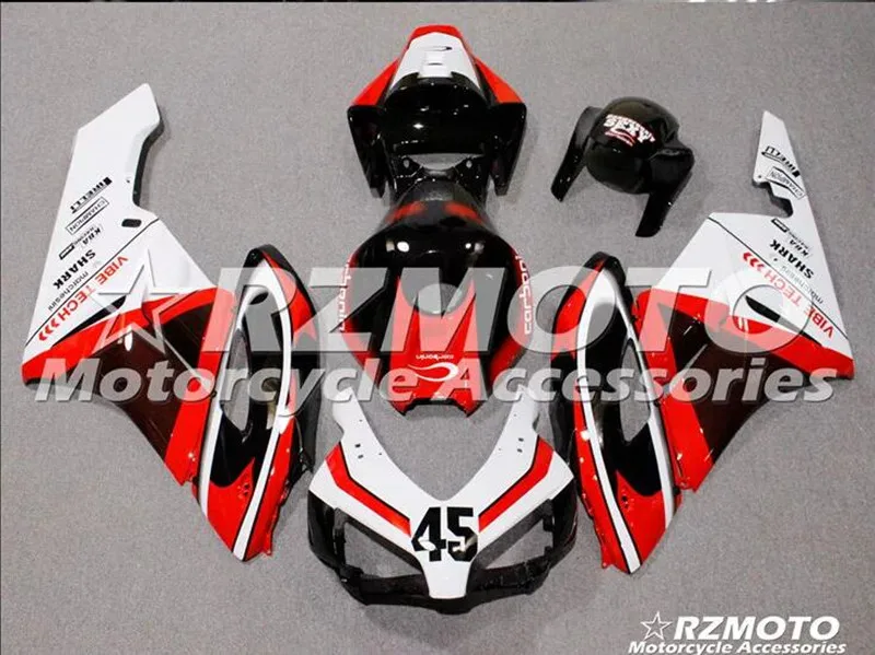 Мотоциклетный обтекатель abs Подходит для Honda CBR1000RR 2004 2005 корпусные детали формы белый красный черный ACEKITS Магазин № 0078