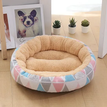 

40 Styles Fashion Printing Dog Bed For Small Medium Dog Warm Non-Slip Pet Blanket Indoor Autumn Winter Corduroy Pet Bed