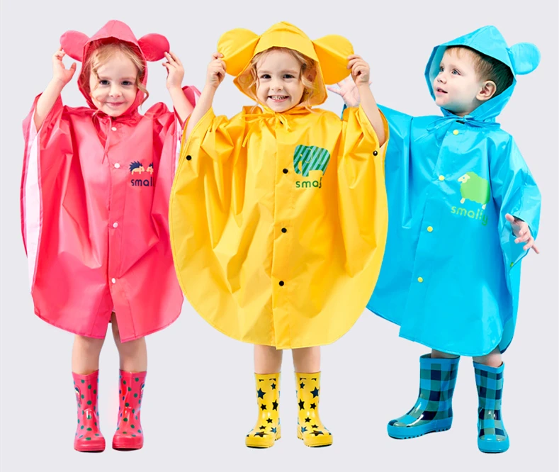 Плащ-дождевик для детей с героями мультфильмов; непромокаемое пальто-дождевик для девочек; непромокаемое пончо для мальчиков; дождевик для детского сада; детский дождевик