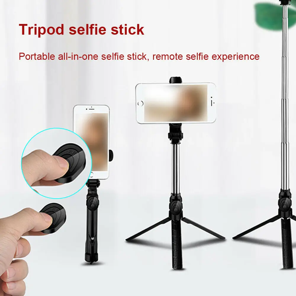 Селфи палка Travor телескопическая Выдвижная с таймером и поворотом на 360