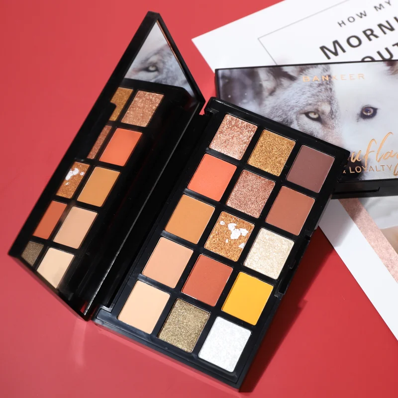 BANXEER 2 pcs Eyeshadow Palette Matte Shimmer Nude Eyeshadow Makeup Palette 15 colors Waterproof Eye shadow Powder Cosmetic Tool BANXEER 2 pcs Eyeshadow Palette Matte Shimmer Nude Eyeshadow Makeup Palette 15 colors Waterproof Eye shadow Powder Cosmetic Tool