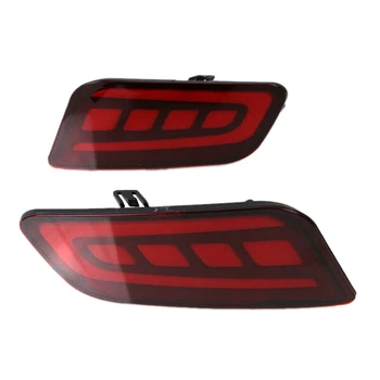 

For Ford Everest 2016 - 2018 with 2 Function Rear Bumper Reflector Red LED Foglight/Brake Tail Lights with 2 Function