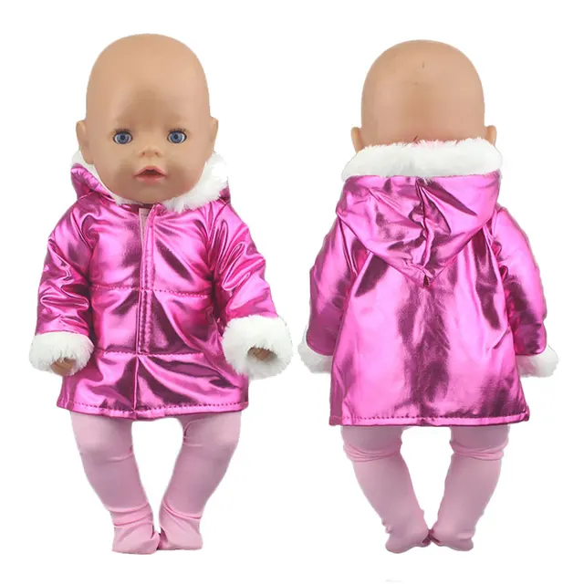 2020 New Down Jackets Suit Fit For 43cm Baby Born Doll 17inch Born Babies Doll Clothes and Accessories 2