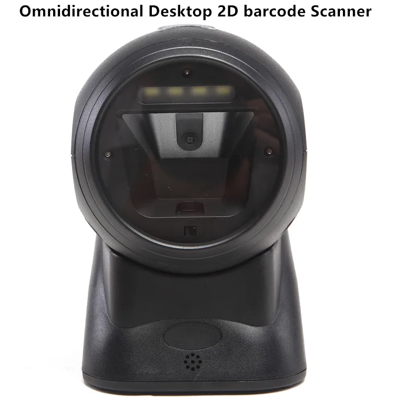 

Omnidirectional Desktop 2D barcode Scanner 1D/2D/QR code scanning USB wired barcode reader hands-free auto-sensing scan platform