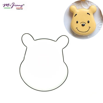 

Cute Cartoon Winnie Bear Cutter Cake Fondant Decorating Tools Pastry Biscuit Cookie Slicer Mould Birthday Party Bakeware S7149