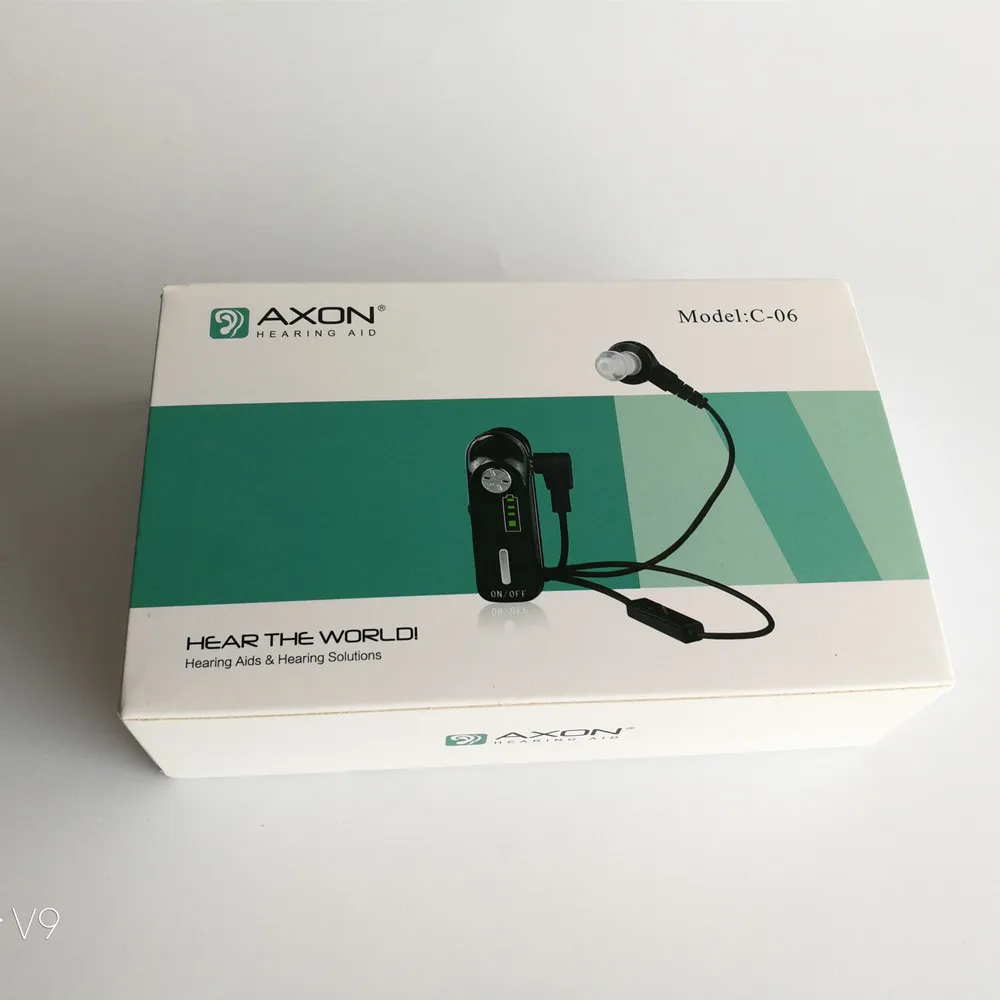AXON Hearing Ear Aid Rechargeable Mini Hearing Aid C-06 bluetooth type Invisible Hear Clear for the Elderly Deaf Ear Care Tools