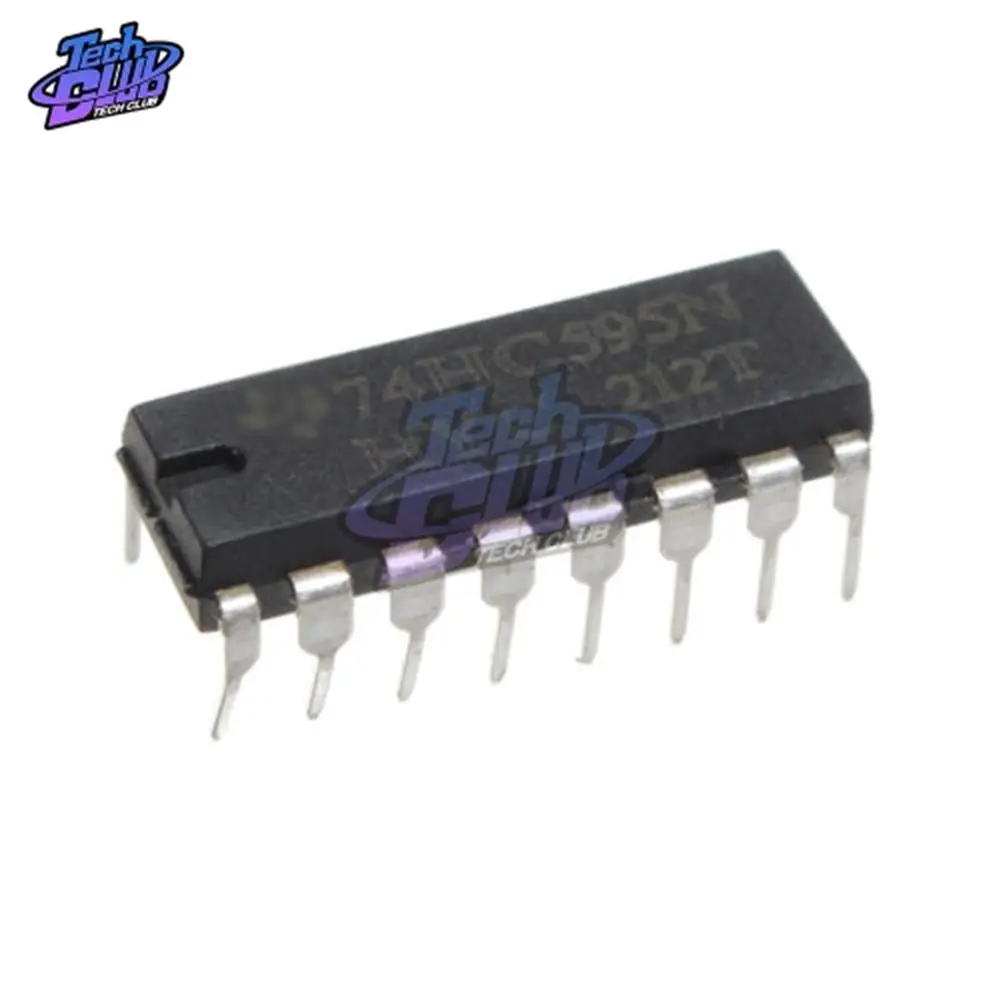 10 шт./лот SN74HC595N 74HC595 74HC595N DIP 16 8 битные переключатели с 3 государственными выходными