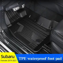 

TPE Waterproof Foot Pad For Subaru Forester 2019-2021 Dust-proof Tail Box Mat Water Proof Interior Protection Accessories
