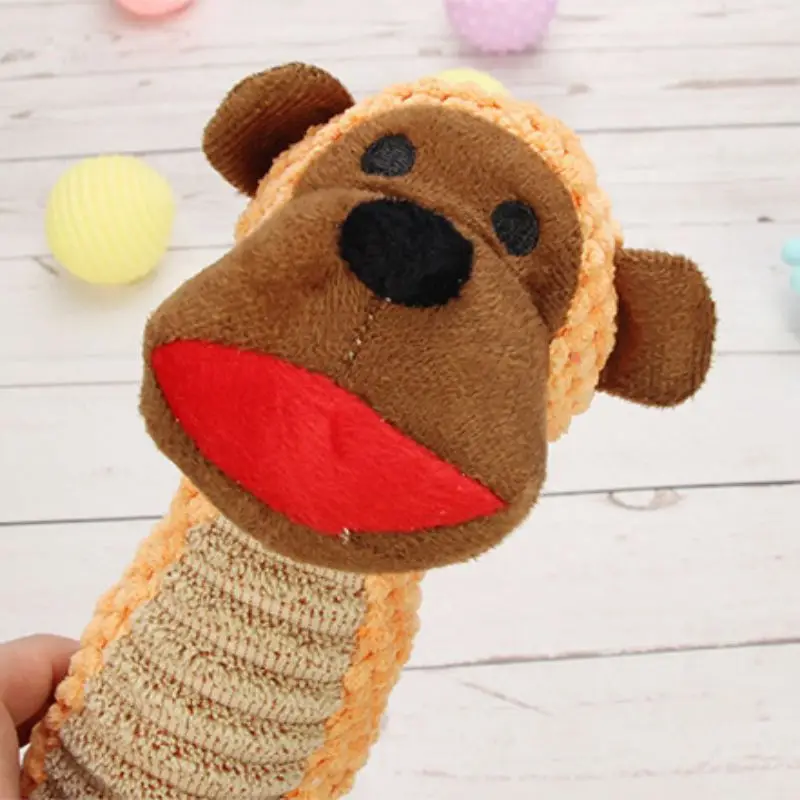 Pet Corn Velour Doll Toy Dog Cartoon Chew Toy For Teeth Cleaning Interactive Supplies Squeaky Toy