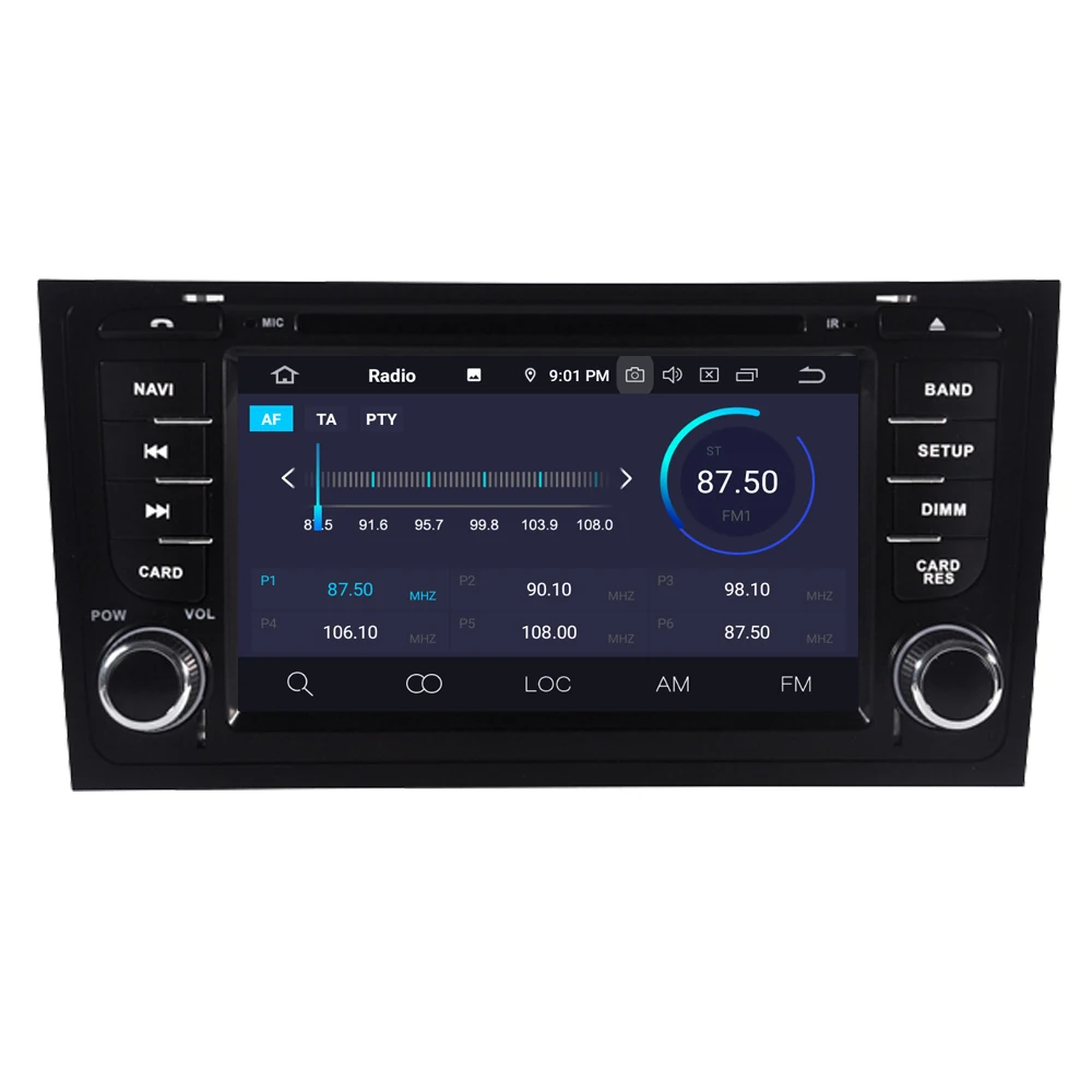 RoverOne Android 9,0 Автомобильная Мультимедийная система для Audi A6 C5 S6 RS6 Радио Стерео DVD gps навигация медиа музыкальный плеер PhoneLink