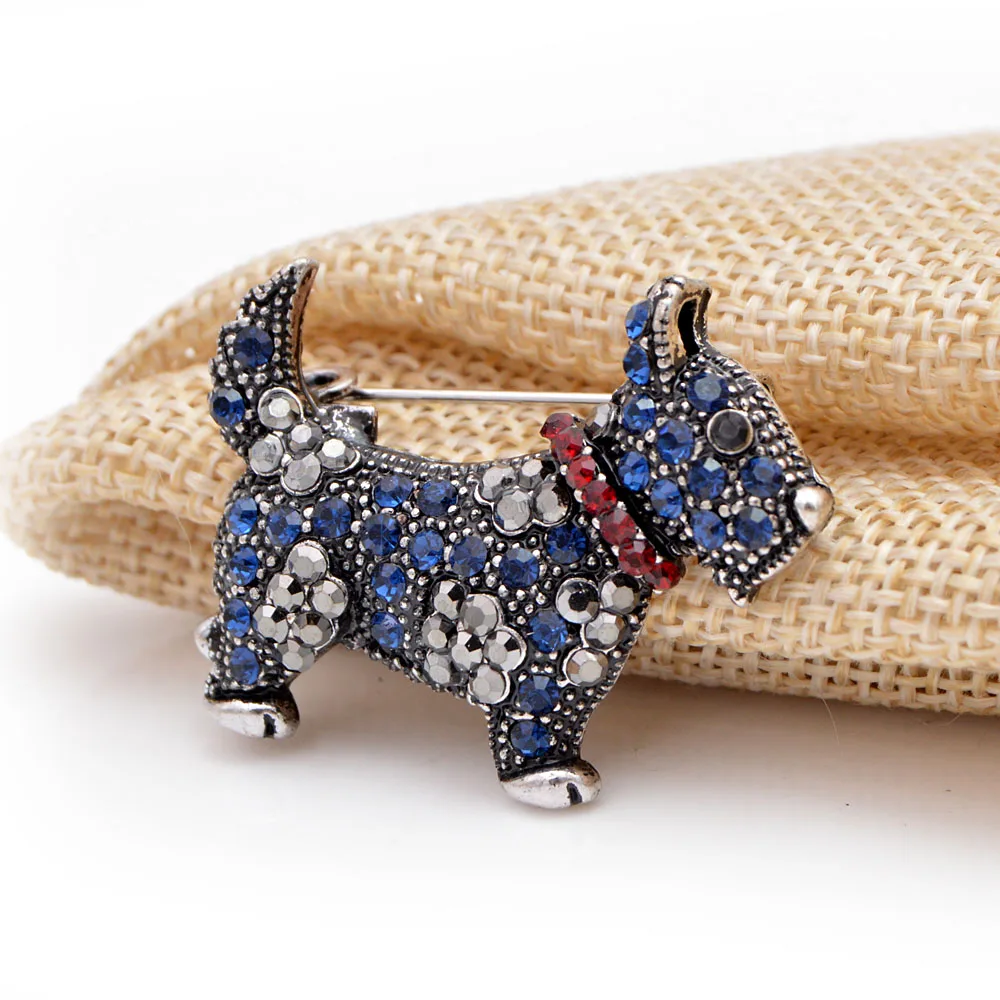 Молодой тюльпан креативный необычный стиль Изысканная собака женская брошь