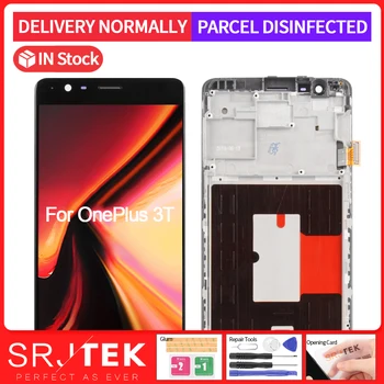 

OLED Display For Oneplus 3 3T LCD Display Touch Screen with Frame For One Plus 3T A3000 Display A3003 A3010 Screen Pantalla