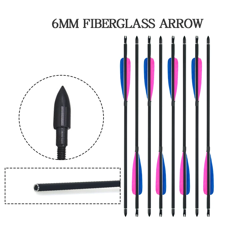 

6/12/24pcs Real Feather Arrow Carbon Arrows Archery Bow 32inches Spine 500/600 for Compound Bow Recurve Bow Hunting Accessories