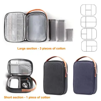 

New Multi-Purpose Digital Device Charging Cable Organizer Box Camera Carrying Bag Charger Adapter/Key/Power Bank Protective Case