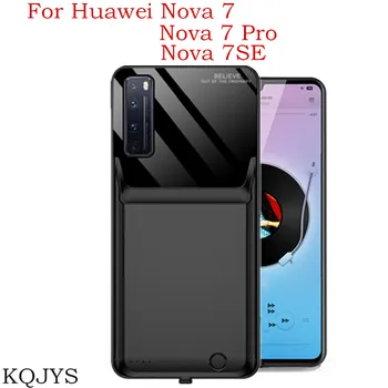 

KQJYS External Charging Cover Power Case for Huawei Nova 7SE Portable Backup Battery Charger Cases for Nova 7 7 Pro Battery Case