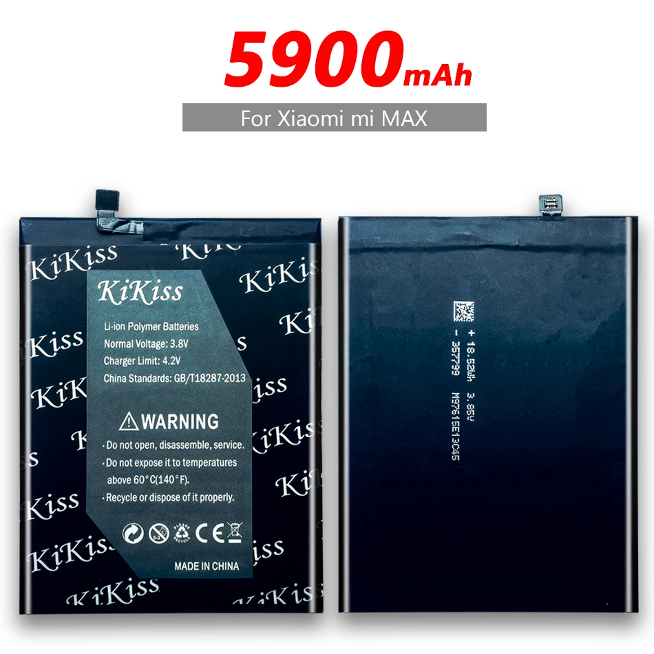 Аккумулятор KiKiss BM49 для Xiaomi Mi Max батареи 5900mAh для Xiaomi Mi Max