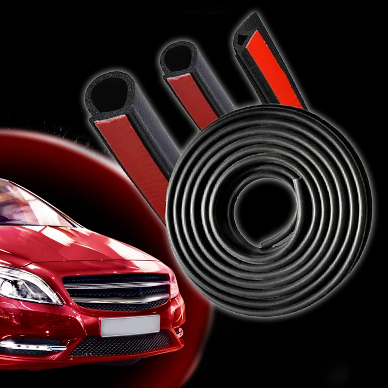 EPDM Sealing Tape Rubber Seal Strips D Type Practical Sealing Strip for Dashboard