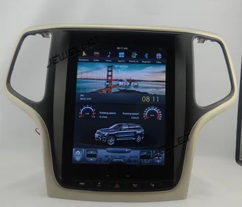 

10.4" tesla style vertical screen android 9.0 Six core Car GPS radio Navigation for Jeep Grand Cherokee 2014-2017