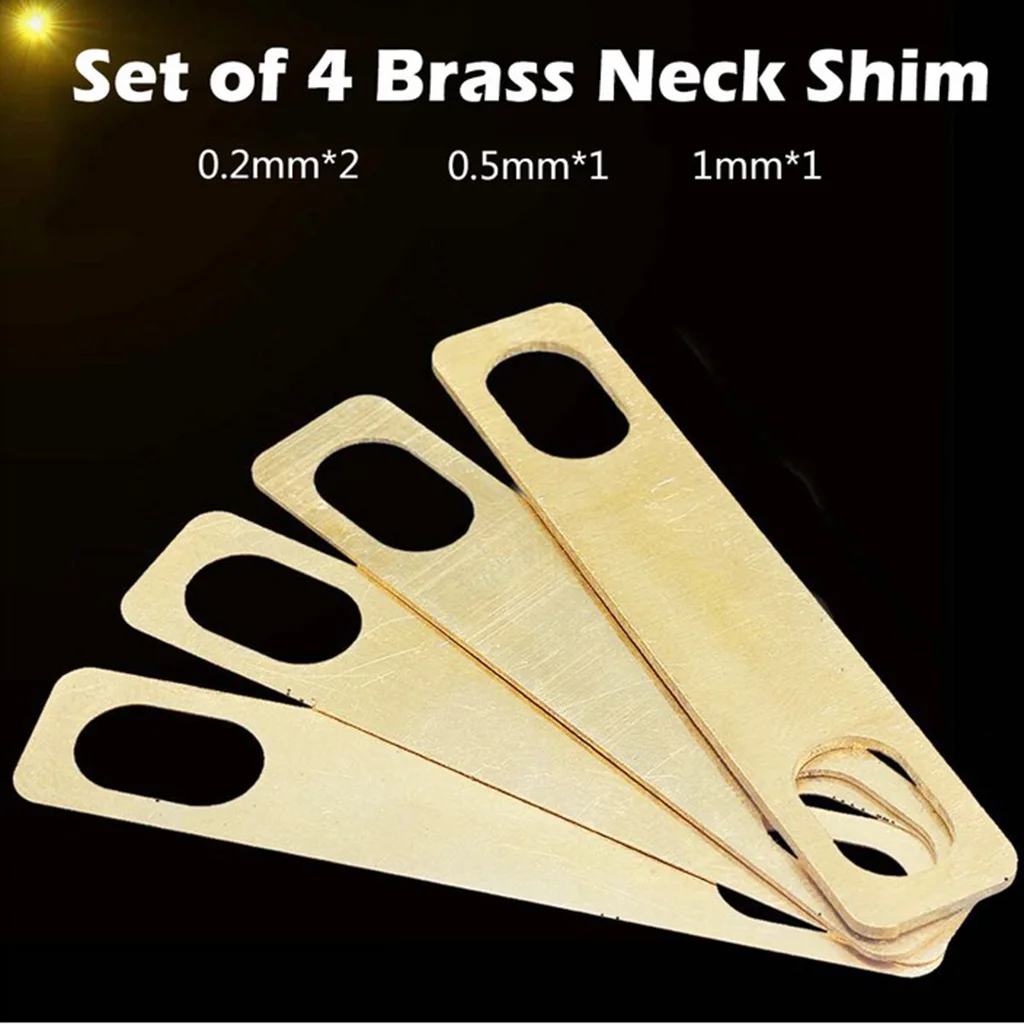 Brass Neck Shims für Gitarre Bass Dicke 0,2 mm 0,5 mm mm 