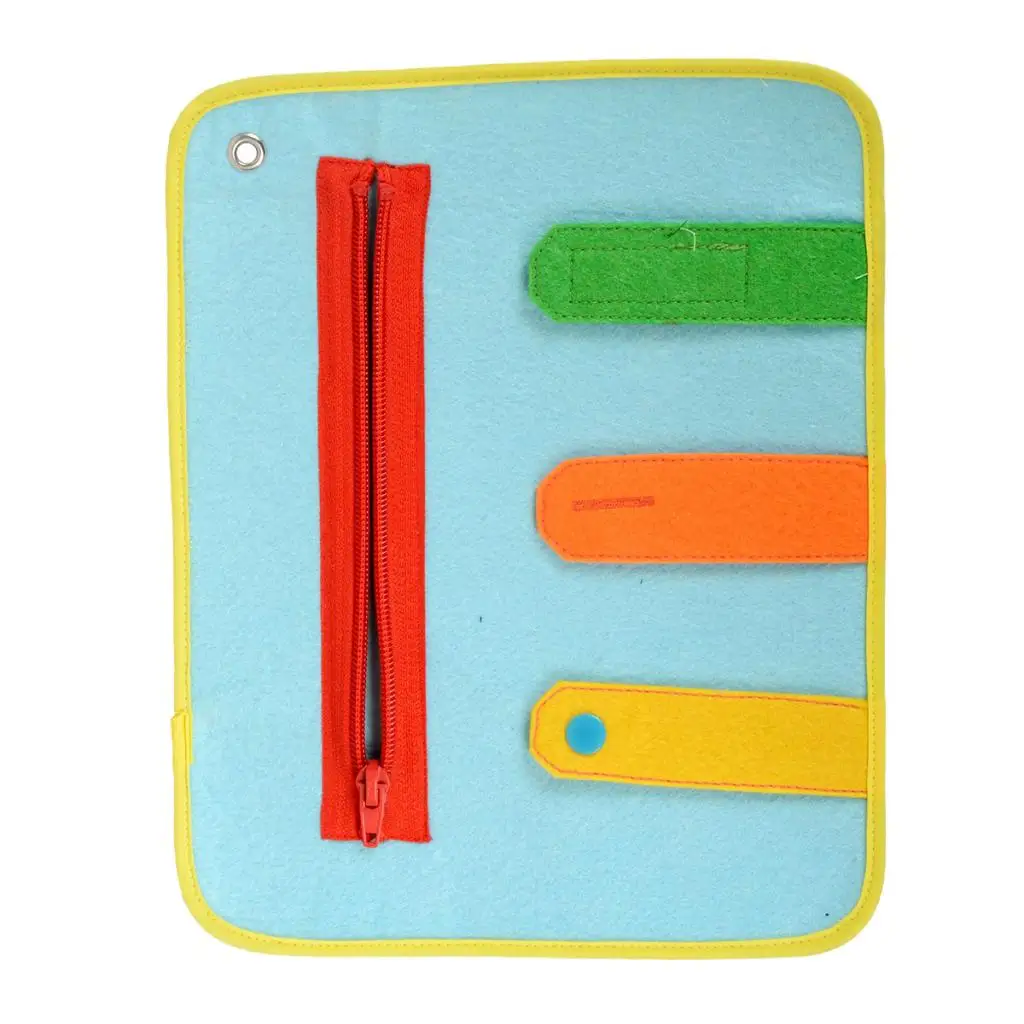 

Children's Learn to Dress Board,Help Baby Learn to Dress Zipper and Snap, for Preschool Teaching Kindergarten Teaching Aids