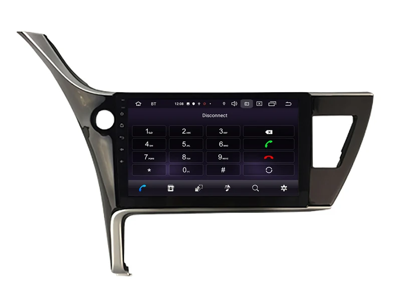 Best OTOJETA Android 9.0 2.5D Screen Car Radio Player For Toyota Corolla 2017 Headunit Multimedia auto Stereo GPS Navi tape recorder 2