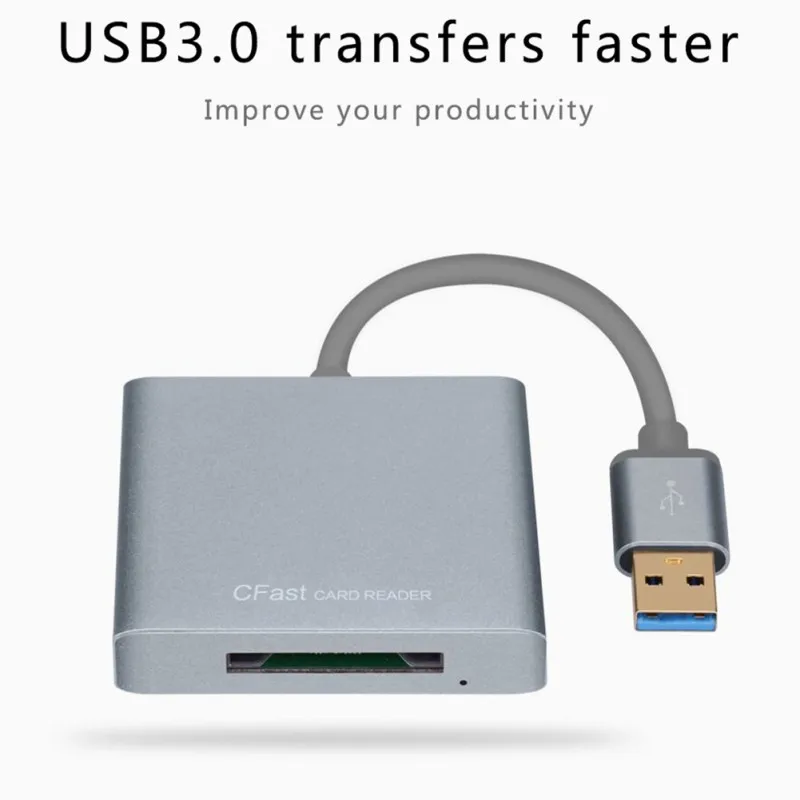 

USB Adapter Change into CFast Card Reader USB 3.0 Memory Card Reader Super Speed USB 3.0 Technology Speed Up Post Production